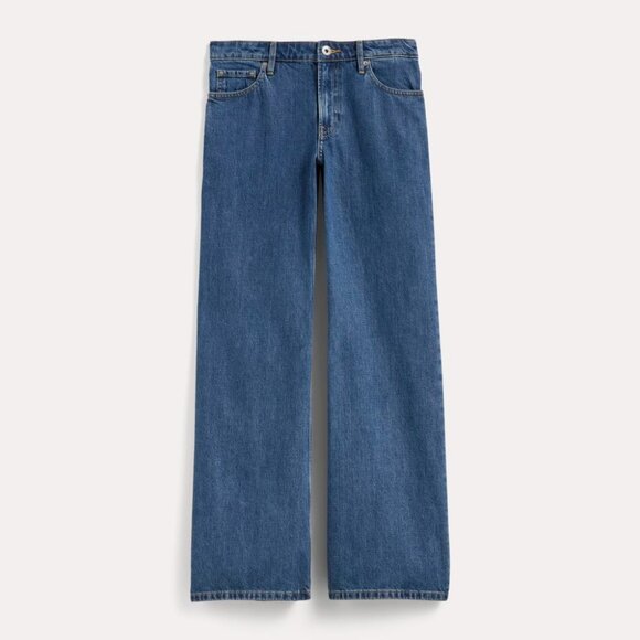 Everlane Women's Low-Key Jean in Medium Blue, Size 26 - Picture 2 of 5